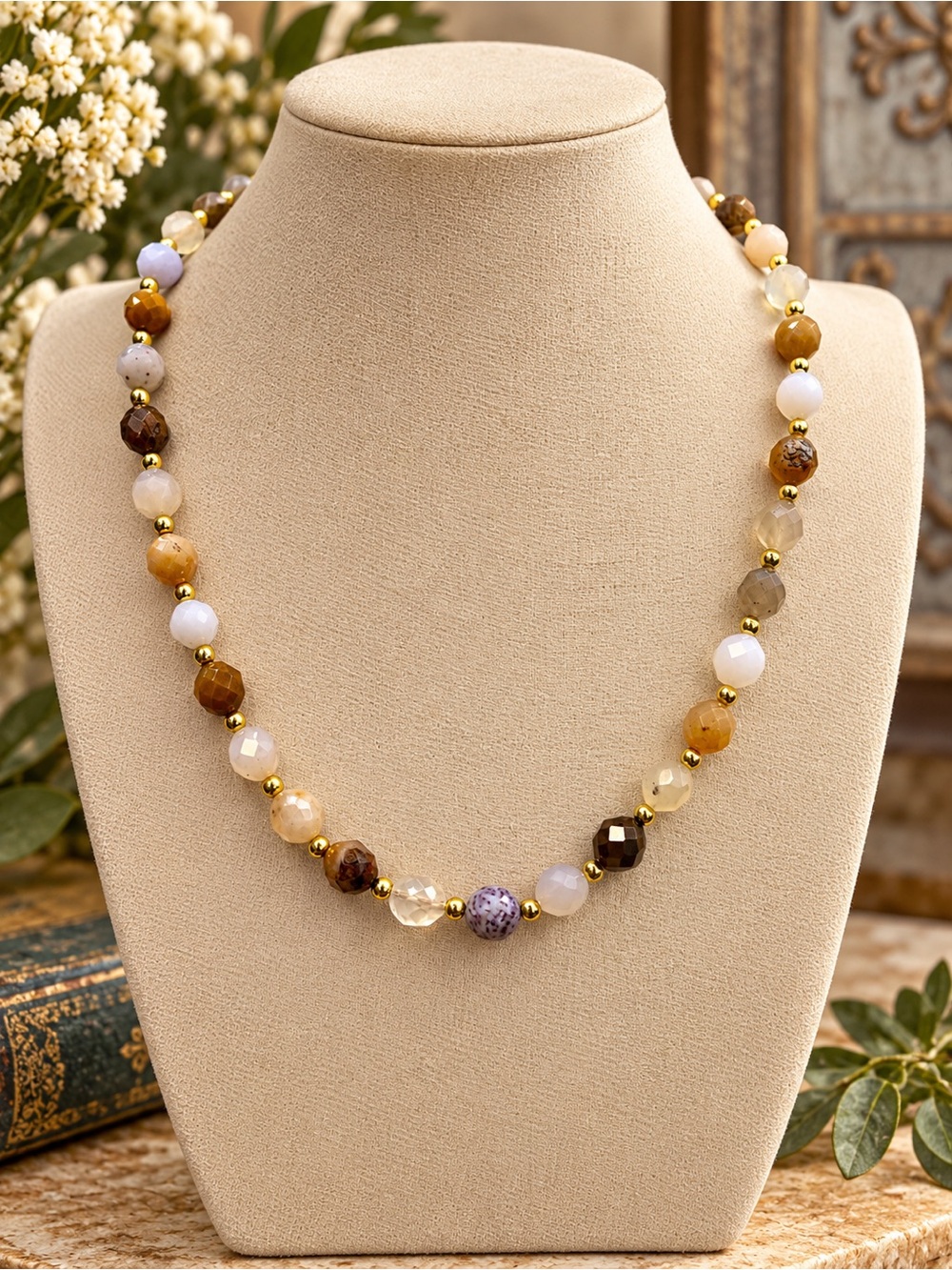 Chalcedony 18 in Aprilsplace necklace